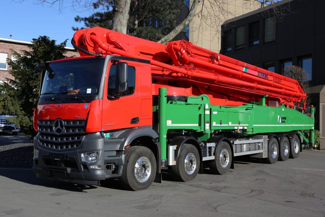 Mercedes Benz Truck Price Putzmeister Concrete Pump Spare Parts Schwin Concrete Boom Pump 65m