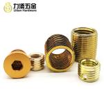 Grade 12.9 Precision CNC Machining Parts Threaded Brass Inserts M8 For Wood