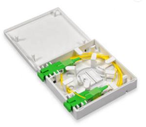 China SC Fiber Optic Distribution Box , 2 Port Fiber Termination Box Wall Mount factory