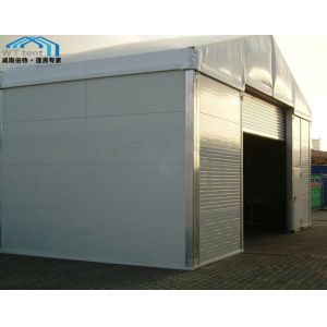 China Commercial Industrial Warehouse Tent With Sandwich Rock Wool Wall on sale