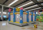 Amusement Park Kids Inflatable Bounce House Digital Printing Fireproof Material
