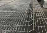 Square Post H3000mm Anti Climb Mesh Fence OHSAS Flat Bar Steel Fence