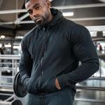 Outdoor Sport Gym Sets Men Sportswear Tracksuits Two Piece Set Hoodies Men′s