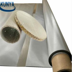 China Backwash 1 Um Air Filter Sus316l Sintered Wire Mesh 10 5 Micron factory