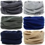 Polyester Neck Gaiters Washable Face Cover Scarf Tube Bandana