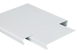 China 0.5mm 0.6mm Aluminum Ceiling Panel Beveled Edge Open Frame Square Plate factory