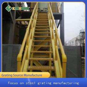 China Glass Fiber Reinforced Plastic Grating Plate For Municipal Gardens factory