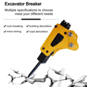 China Drill Rod Hammer Mini Excavator Breaker Hammer Hydraulic Impact Rock Breaker Hammer factory