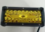 120W Amber Mini Light Bar Simple Wiring Combo Beam 6063 Stainless Steel