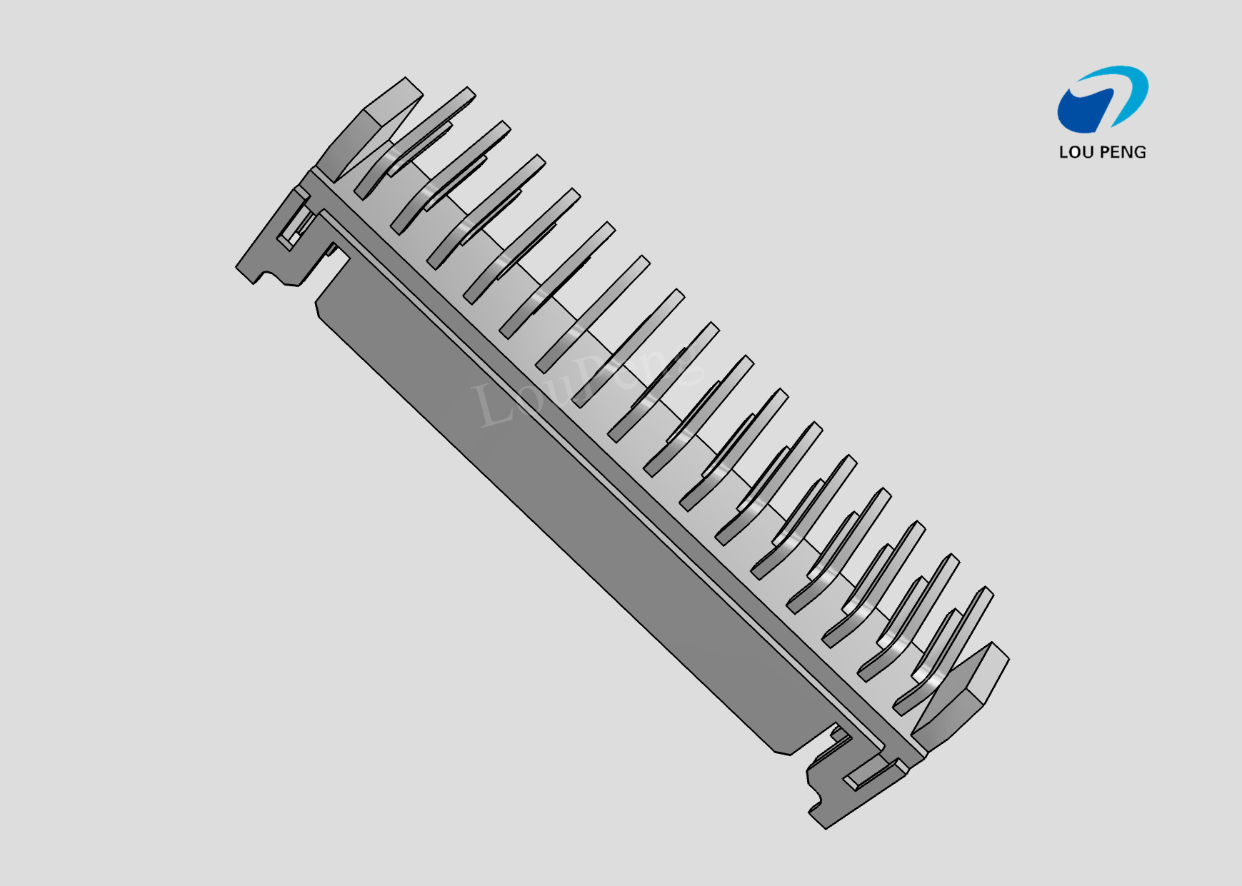 PCB Mount Header, Right Angle, Wire-to-Board, 2x16 Position, 2.0mm Pitch, Tin, Natural Housing Color, Shrouded / Solid