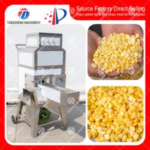 China Electric Sweet Corn Peeling Machine Threshing Small Maize Shelling Ear Corn factory