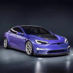 Vors Style Tesla Body Kit 2013 - 2016 Tesla Model S Spoiler Hood Side Skirt