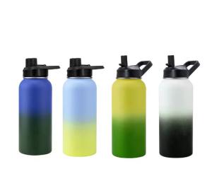 China Double Wall Stainless Steel Vacuum Flask Water Bottle With Custom Logo factory