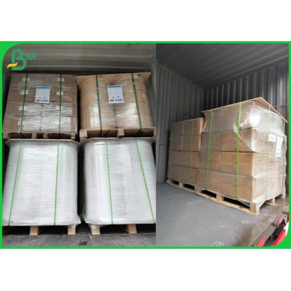 Slitted 15mm 60g Straw Paper Roll For Making Straw Food Grade Waterproof