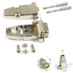 DB9 RS232 9 Pin Male Female DB15 VGA D-sub 15 pin Connector Plastic Hood Cover