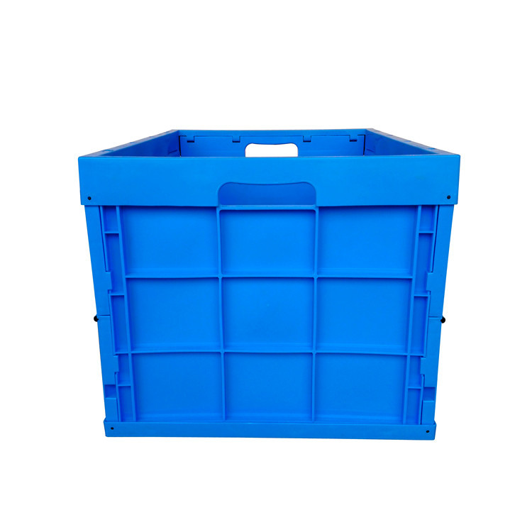 750*580mm Larger Plastic Collapsible Logistics Containers With Casters Convenient