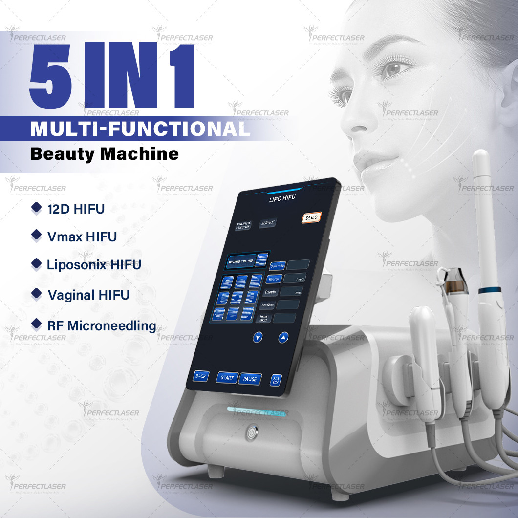 High Quality 12D HIFU Beauty Machine Vmax Vaginal High-intensity Microneedling Skin Rejuvenaiton