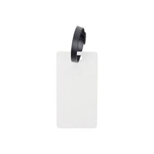 China Custom Blank Sublimation Plastic Luggage Tag For Sublimation Photos Printing factory