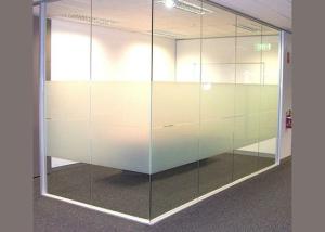 China High Grade Decorative Tempered Glass / Frosted Toughened Glass With Smooth Pattern factory