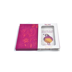 Custom Paper Cell Phone Case Package Clear Window Pack Box With Tray