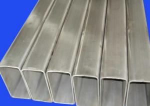 China Black Square Galvanized Steel Fence Posts Cold Roll Forming With ERW Welding factory
