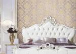 Classical Damask European Style Wallpaper 3D Effect Wall Covering For Bed /