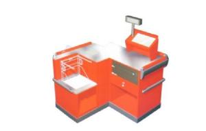 China Aluminum Alloy Express Checkout Counter Supermarket Steel Checkoutstand factory