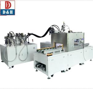 China Polywood Case Vacuum AB Component Epoxy Potting Machine For Electric Motor Production Line factory