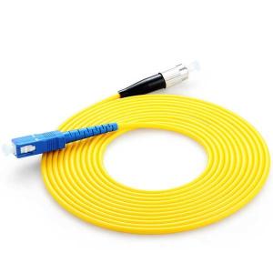 China NetLINK Telecom Class Fusion Fiber Optic Tail SC-FC PVC Fiber Optic Jumper factory
