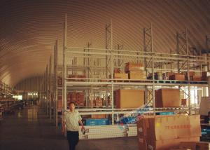 China Boxes Packed Material Handling Racks , Custom Q235B Galvanized Steel Rack factory