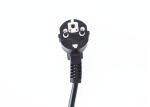 High quality copper European 3pin power cord power cabale UL ,RHOS ,CE 1m/2m/3m