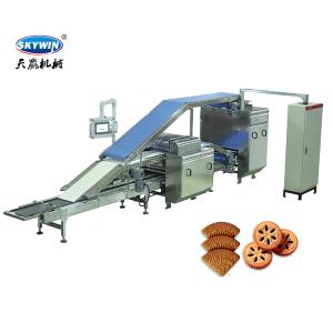 China Semi-Automatic Small Tray Type Digestive Biscuit Making Machine Pet Food Maker factory