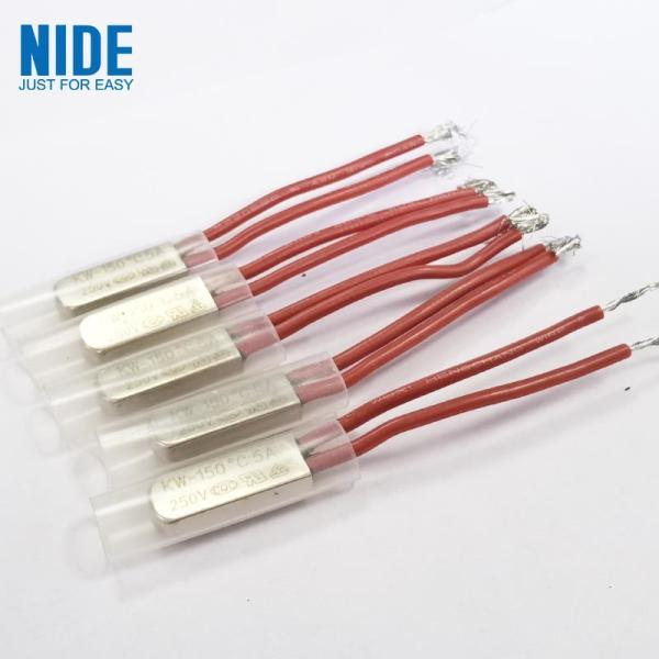 China KW Bimetal Thermal Protector 20AWG For Temperature Current factory