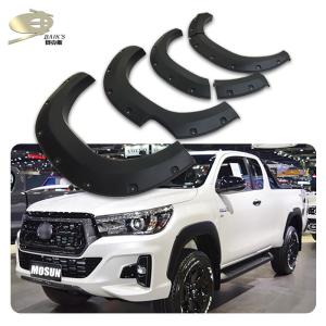China 6pcs Wheel Arch Car Fender Flares For Hilux Revo 2015-2019 factory