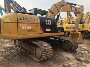 China 20T weight Used Crawler Excavator Caterpillar 320D 3066 ATAAC engine with Original Paint factory