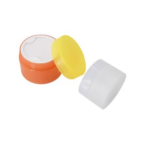 50g Empty Round Shape Leak Proof 51mm Cosmetic Cream Jars With Lid Spoon