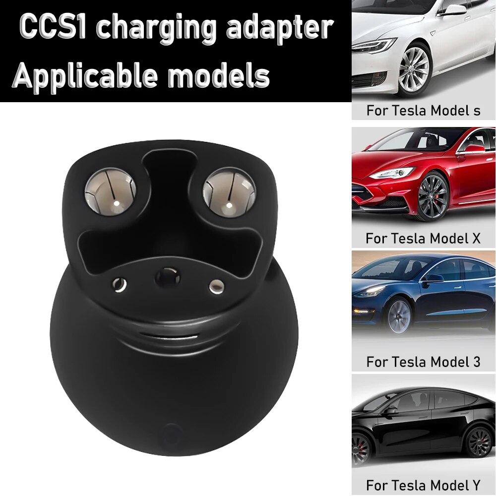 80A Rated Current IEC 62196 Type2 To Tesla Adapter for Tesla Cars Electric Vehicle Charger Adaptor Fast and Easy Charging