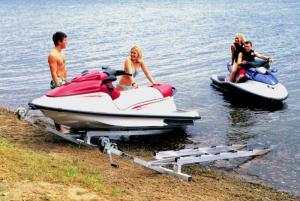 China aluminium long boat trailer supplied by China original factory factory