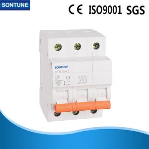 China Stm13-63 3 Pole Series ( MCB ) Miniature Circuit Breaker ，Plastic Texture Type C Circuit Breaker factory