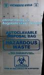 Safe Disposal, biohazard labeling, Autoclavable Bag, Polypropylene, Disposable,