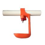 Orange Lubing Poultry Drinkers Poultry Drinking Line For Chicken House
