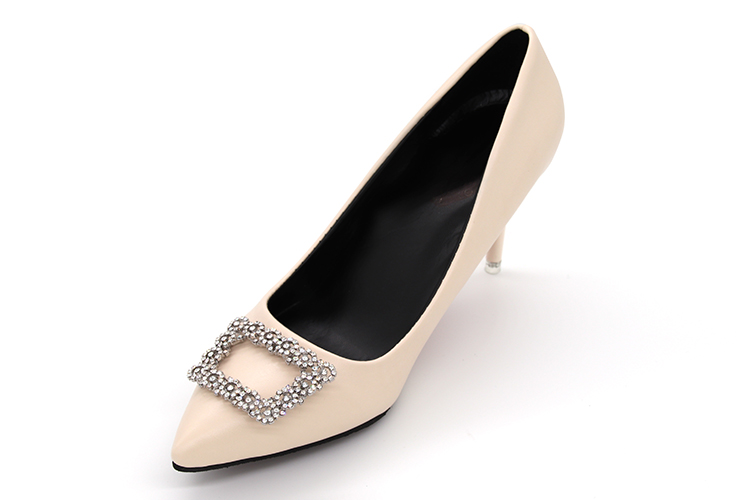 Rhinestone Ladies Crystal Shoes Decoration Accessories Silver Col