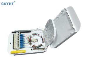 China SC APC Iso9001 FTTH Fiber Optic Terminal Box 12FO Wall Mounted Termination Box factory