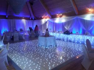 China Cheap led starlit dance floor 3d used dance floor factory