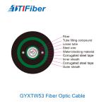 GYXTW53 Ourdoor optical fiber Cable Double Sheat Steel Wire