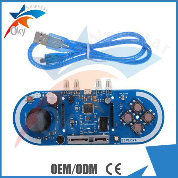 China Atmega32u4 Arduino Controller Board / Esplora Game Programming Module Board factory