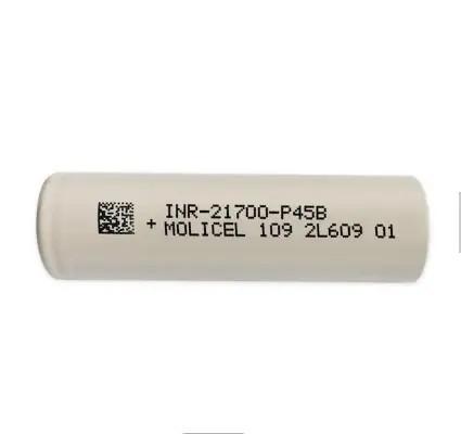 Large Stock INR21700 Battery Cell 3.7V 4200mAh 4500mAh Molicel P42A P45b Battery