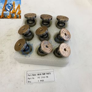 China Komatsu PC150 PC160 PC180 PC200 PC210 Excavator Hydraulic Pump Parts Ball Guide Cylinder Block Piston Shoe Retainer Plate Valve Plate on sale