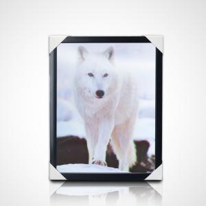 China Wholesale Wall Paints PET 40*30cm 3D 5D Lenticular Animals World Picture With Black Frame for Living Room Decoration factory