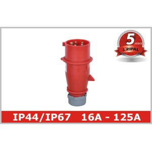 400V 3 Phase Pin and Sleeve Industrial Plug 16A 32A 63A 125A Industrial Socket